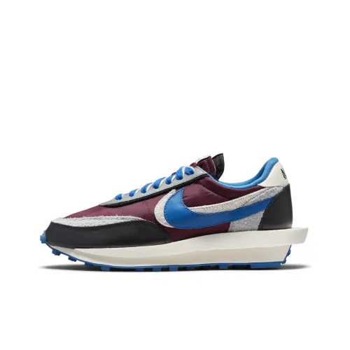 Sacai совместный бренд x Nike LDWaffle Night Бордовый And Team Royal Низкий Топ Casual Унисекс Черный Серый Синий