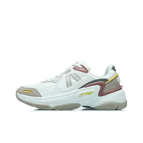 LINING Broken Generation Reflective Support Low Top Беговые кроссовки Женские Пыльно-розовый