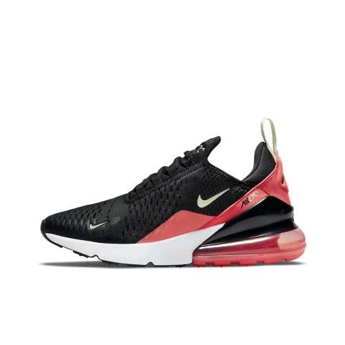 Nike Air Max 270 Low Беговые кроссовки Мужские Черные Красные Зеленые