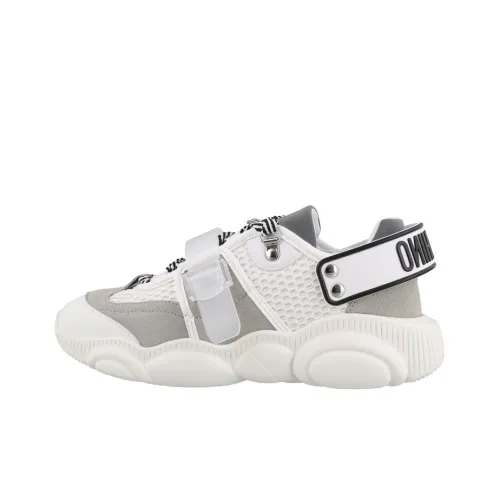 MOSCHINO Низкий топ Повседневная обувь Мужская Белый