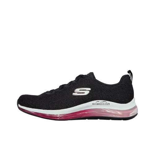 Skechers Skech Air Element 2,0 Low Топ Беговые кроссовки Женские Черный Розовый