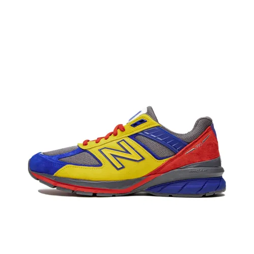 Eat X Shoe Городской x New Balance NB 990 Low Топ Беговые кроссовки Мужской Серый Желтый