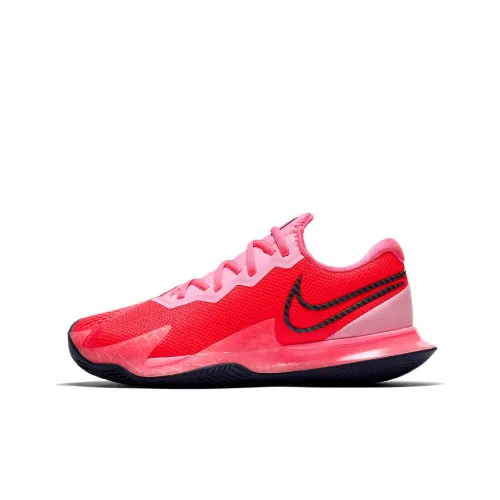 Nike Air Zoom Vapor Cage 4 RAFA Амортизирующие шоки Противоскользящие устойчивые к истиранию Низкий топ Кроссовки для тенниса Женские Розовый Красный