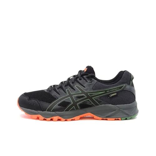 Asics Gel Sonoma 3 G T Abrasion Resistant Shock Absorbers Низкий Топ Беговые кроссовки Мужские Черный Зеленый Многоцветный