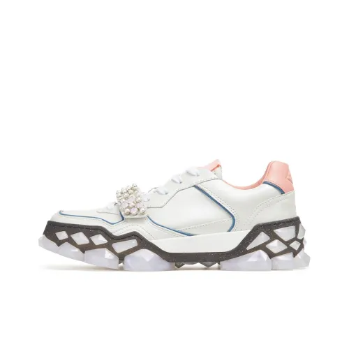 Jimmy Choo Low Top Повседневная обувь для женщин цвет слоновая кость