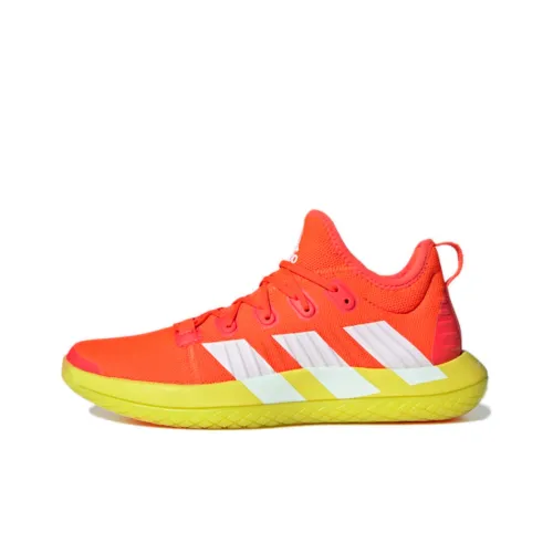 Adidas Stabil Next Gen Slip Resistant Abrasion Resistant Breathable Low Top Беговые кроссовки Унисекс Оранжевый Желтый Белый