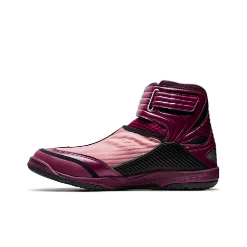 Kiko Kostadinov совместный бренд x Asics Kiko Kostadinov совместный бренд Высокие топы Повседневные Беговые кроссовки Унисекс Розовый Черный