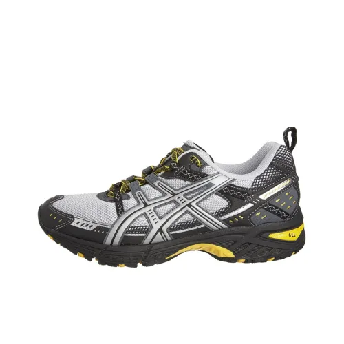 Asics Gel Enduro Low Топ Беговые кроссовки Мужские Графитовый Черный Белый