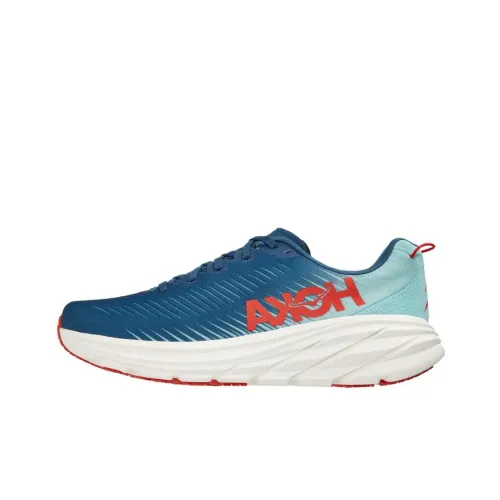 HOKA ONE ONE Rincon 3 Износостойкий противоскользящий и дышащий низкий топ для бега мужские синий