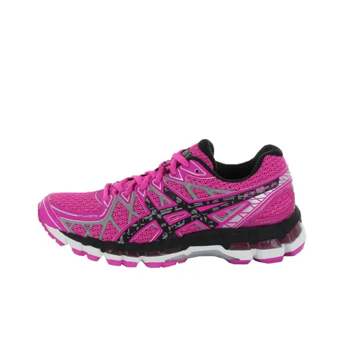 Asics Gel Kayano20 Легкий и Износостойкий Низкий Топ Беговые кроссовки Женские Таро Фиолетовый