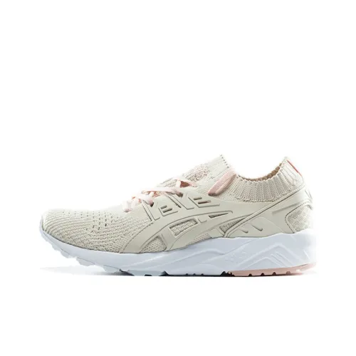 Asics Gel Kayano Trainer Износостойкие Низкие Кроссовки для Бега Женские Экрю
