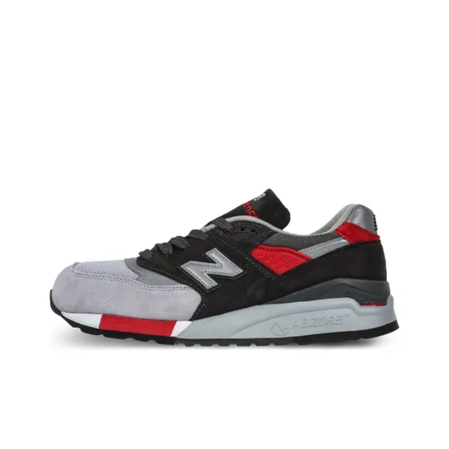 New Balance NB 998 Low Топ Беговые кроссовки Унисекс Черный Серый