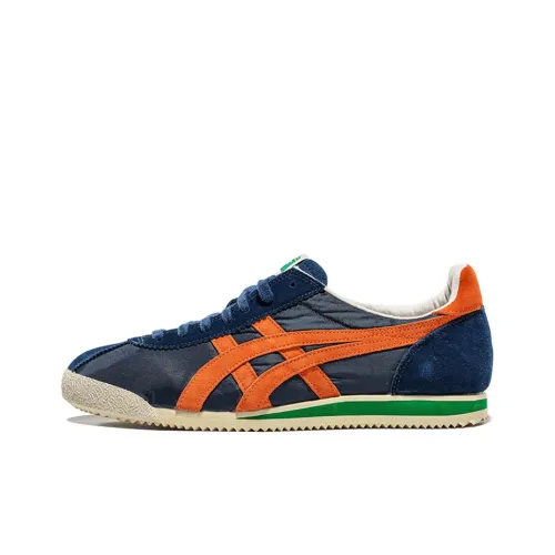 Onitsuka Tiger CORSAIR Vin Противоскользящий Низкий Топ Повседневная Обувь Унисекс Синий Оранжевый