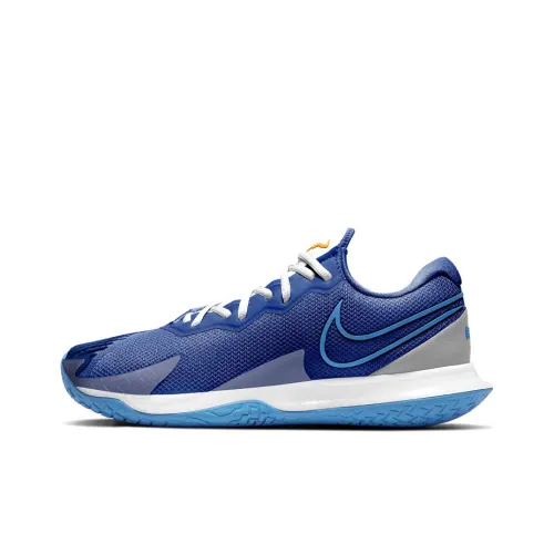 nike Court Air Zoom Vapor Cage 4 Амортизаторы Slip-resistant Abrasion-resistant Низкий топ Кроссовки для тенниса Мужской Синий