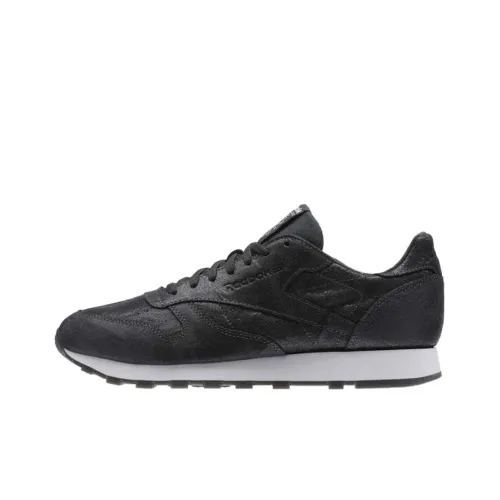 Reebok Classic Leather Low Топ Повседневная обувь Мужская Черная