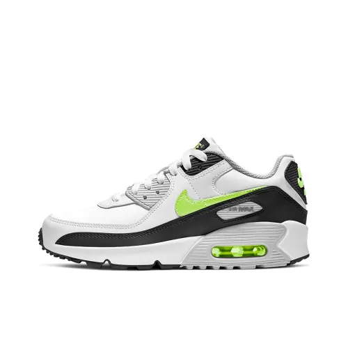 Nike Air Max 90 Low Топ Беговые кроссовки Женские Белый Зеленый Черный