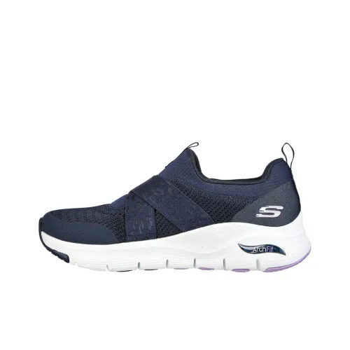 Skechers Arch Fit Low Топ Беговые кроссовки Женские