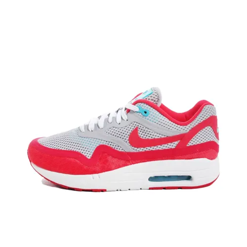 Nike Air Max 1 Low Топ Повседневные Беговые Кроссовки Женские Серый Розовый
