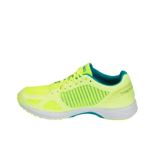 Asics Tartherzeal 6 Low Топ Беговые кроссовки Женские Желтый Зеленый