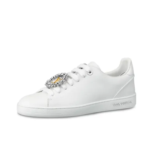 LOUIS VUITTON Frontrow Low Топ Стильные Скейтбординги Женские Белые