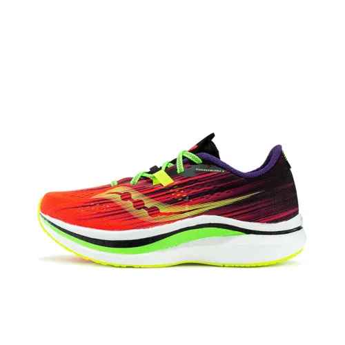 Saucony Endorphin Pro 2 Pro Endorphin 2 Дышащие Низкие Кроссовки для Бега Мужские Оранжевые Черные