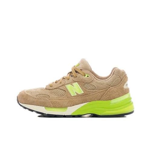 Concepts x New Balance NB 992 Low Топ Беговые кроссовки Унисекс Earth Желтый