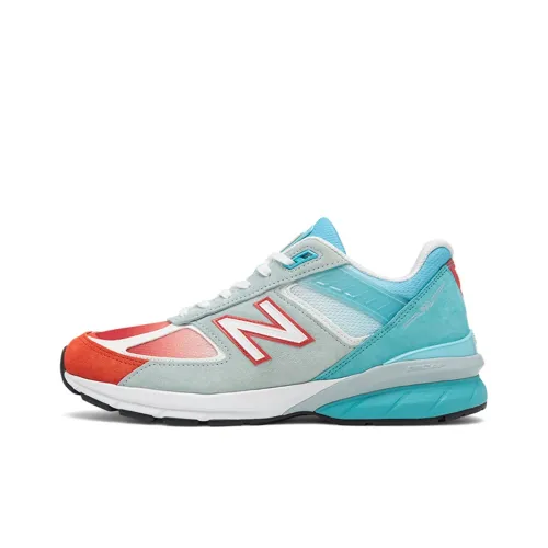 New Balance NB 990 V5 Low Топ Беговые кроссовки Мужской Красный синий Градиентный Сделано в США