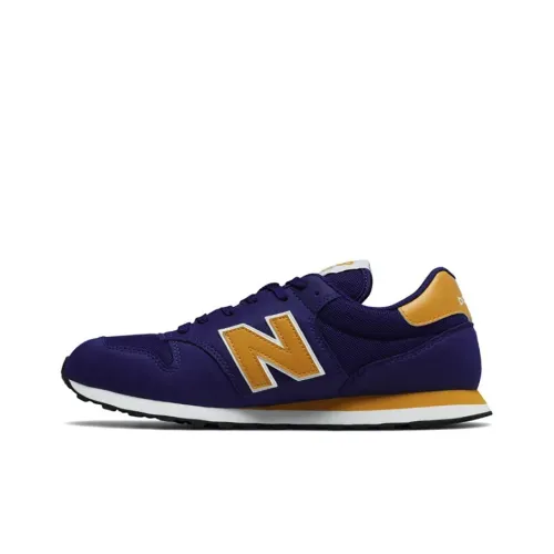 New Balance NB 500 Low Топ Повседневные Беговые Кроссовки Мужские Синий Желтый
