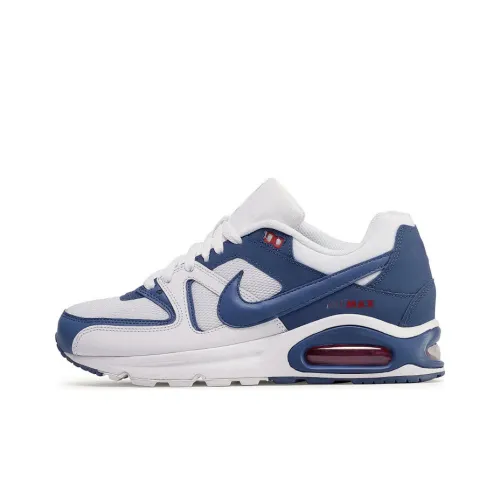 Nike Air Max Command Low Топ Повседневные Беговые Кроссовки Мужские Белые Синие