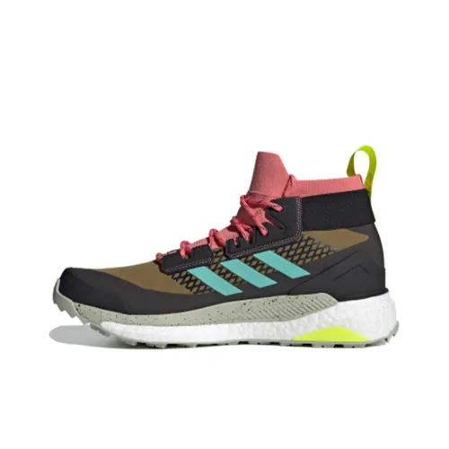 adidas Terrex FREE HIKER GT Устойчивый к абразиву Водонепроницаемый и Дышащий MID Топ Повседневный Мужской Желтый Коричневый