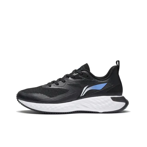 Лайнер Running Collection Амортизация Устойчивый к истиранию Легкий Низкий Топ Беговые кроссовки Мужской Черный