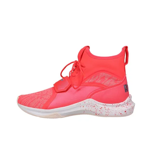 PUMA Phenom Slip-resistant Abrasion-resistant Breathable Lightweight High Top Running Shoes Women's Pink PUMA Phenom противоскользящий устойчивый к истиранию дышащий легкий высокий топ беговые кроссовки женский розовый