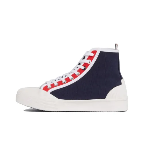 THOM BROWNE High Top Canvas Shoes Women's