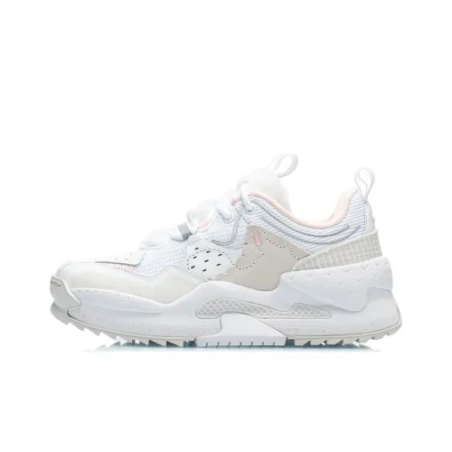 LINING CF Misty Liuyun OF The Ancient Городская Гора Низкий Топ Спортивная Повседневная Обувь Женская Белая