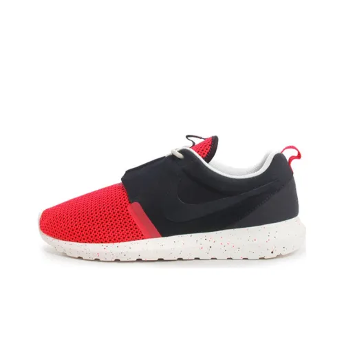 Nike Roshe Run Shock Absorbers Slip-Resistant Abrasion-Resistant Lightweight Low-Top Беговые кроссовки Мужские Черные Красные