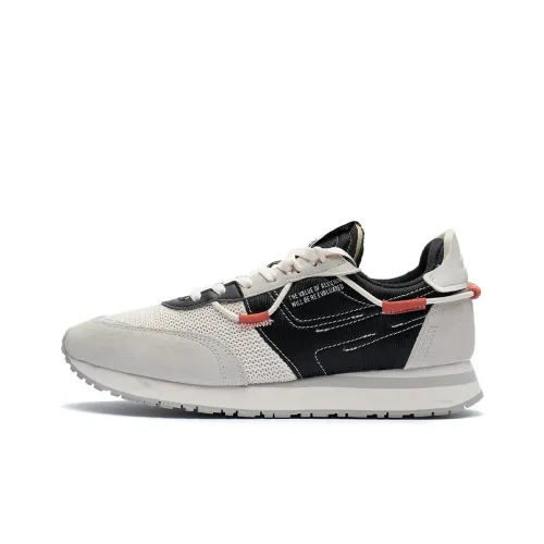 LINING Shattered Stars Легкий Rebound Низкий Топ Беговые кроссовки Мужской Черный