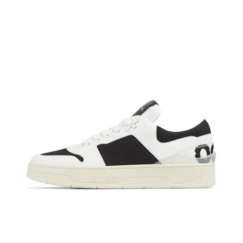 Eric Haze x Jimmy Choo Низкий Топ Стильные Скейтбординги Женские Белый Черный