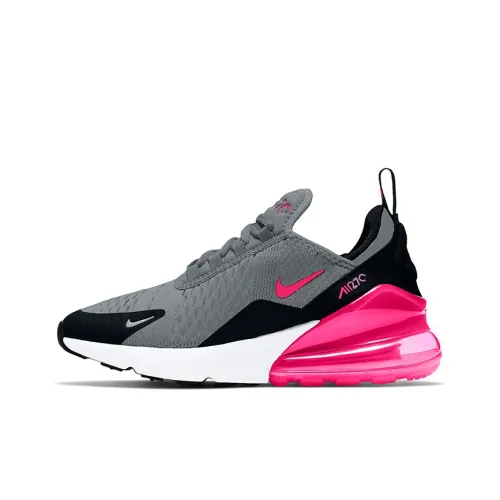 Nike Air Max 270 Low Беговые кроссовки Женские Серый Черный Розовый