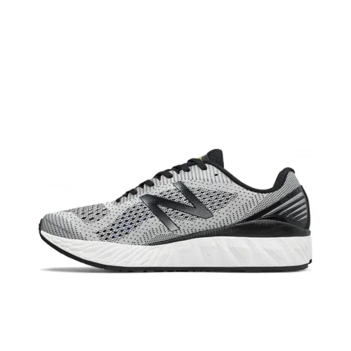 New Balance NB Свежий Пена Series Низкий Топ Беговые кроссовки Мужские Черный Серый