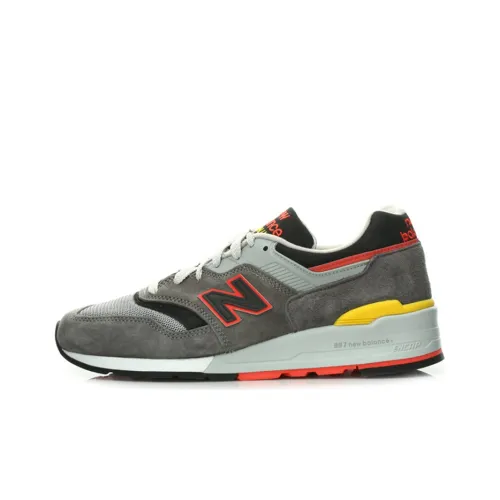 New Balance NB 997 Low Top Марафон Беговые кроссовки Унисекс Серый Коричневый