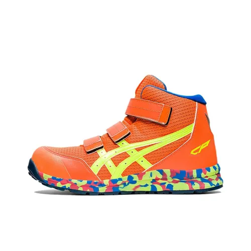Asics Winjob CP203 High Топ Повседневная обувь Унисекс Оранжевый Желтый
