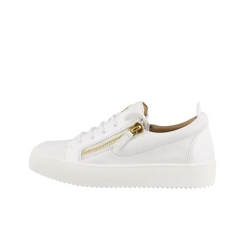 Giuseppe Zanotti GZ Low Топ Стильные Скейтбординги Женские Белые