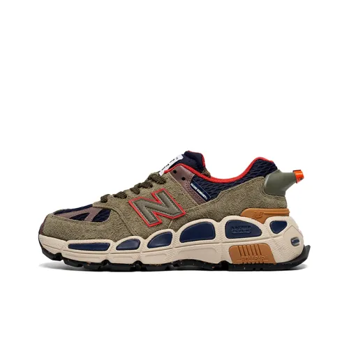 Salehe Bembury x New Balance NB 574 Low Top Trail Беговые кроссовки Унисекс Оливковый