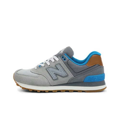 New Balance NB 574 Low Топ Марафон Беговые кроссовки Женские Серый синий коричневый