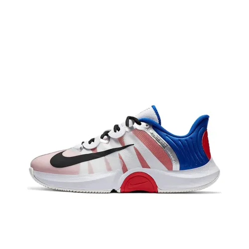 Nike Air Zoom GP Shock Absorbers Slip-Resistant Low Top Tennis Shoes Men's White Red Blue International Version Найк Эйр Зум GP Шок Абсорберз Слип-Резистент Низкий Топ Теннис Кроссовки Мужские Белый Красный Синий Международная Версия