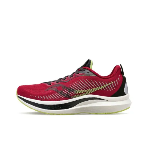 Saucony Endorphin Speed 2 Speed 2 Low Топ Беговые кроссовки Мужской Красный зеленый Черный Профессиональный Гонки M Ширина