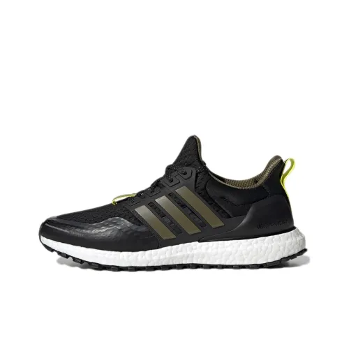 Adidas Slip-resistant Abrasion-resistant Low-top Беговые кроссовки Мужские Черные Зеленые