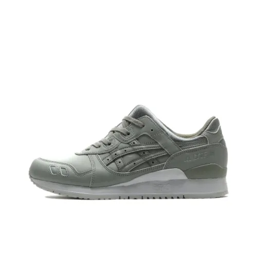 Asics Gel Lyte 3 Low Топ Беговые кроссовки Унисекс Оливково-зеленый