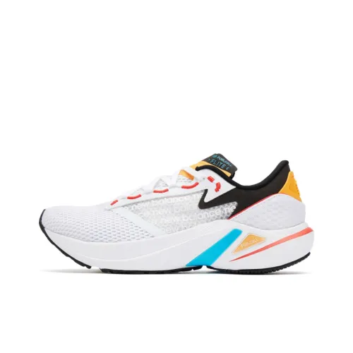New Balance NB FuelCell Flite Амортизация Износостойкий Низкий Топ Беговые кроссовки Мужские Белый Синий Желтый