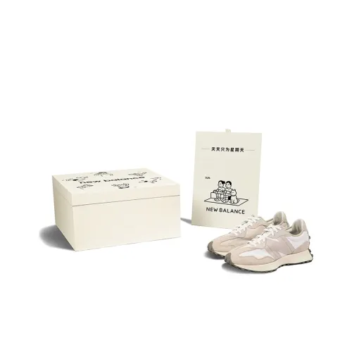 Noritake x New Balance NB 327 Устойчивые к истиранию низкие беговые кроссовки унисекс серого цвета особенная коробка для обуви